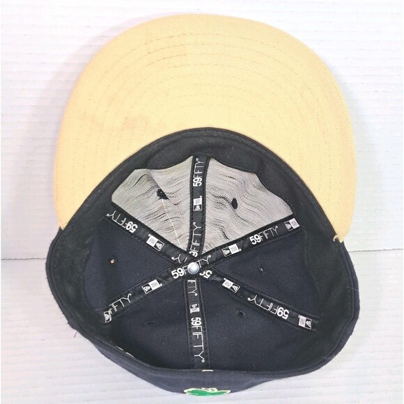 New Era 59FIFTY Notre Dame Fighting Irish Fitted Cap Hat 6-7/8 Flat Embroidered - Picture 5 of 6